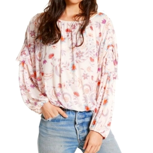 Free People Tops - Free People Wildflower Honey Top M